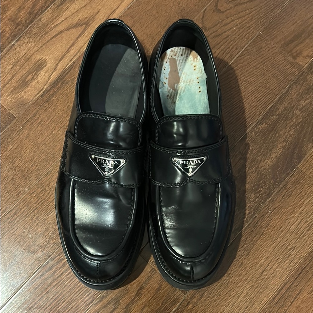 Prada Men's Black Loafers